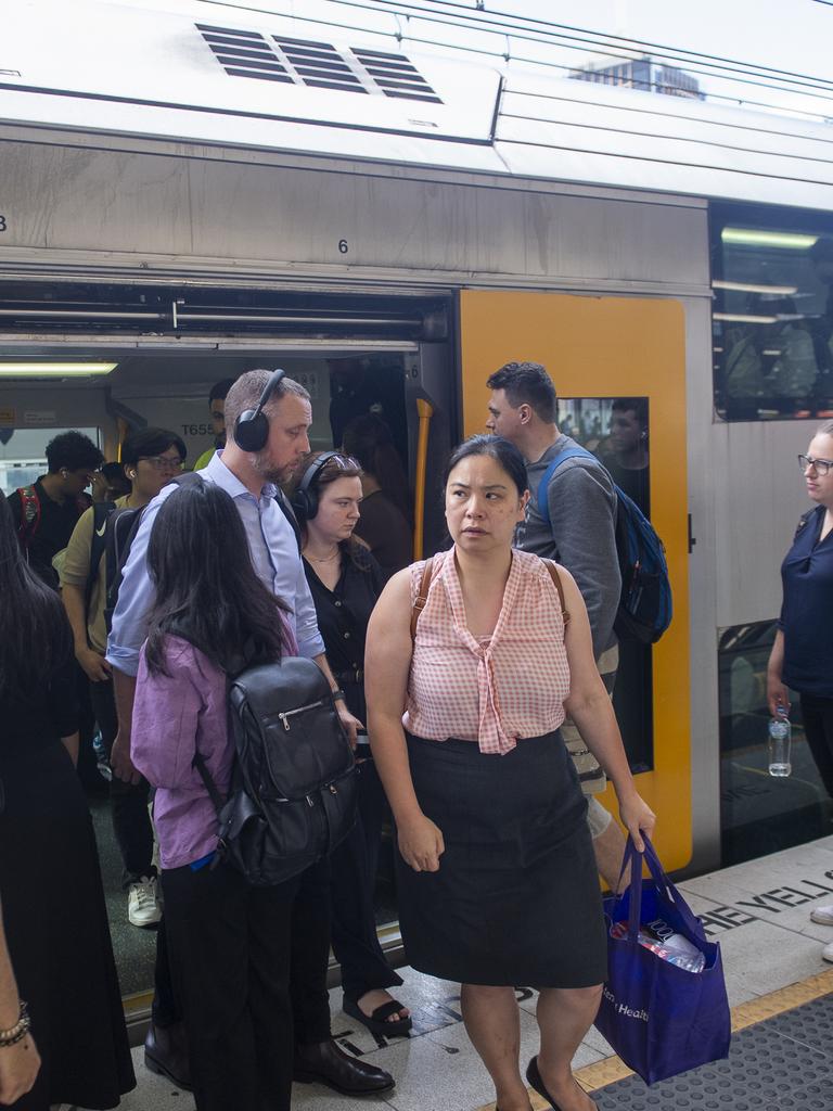 Commuters at central station as a proposed train dispute rolls out this week.