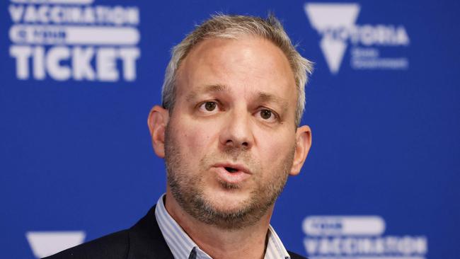 Victoria’s Chief Health Officer Professor Brett Sutton offer the government advice during the pandemic. Picture: Ian Currie