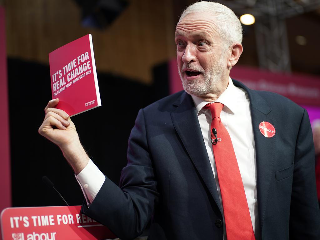 Uk Election 2019 Jeremy Corbyn Attacked For Hard Left Manifesto The Courier Mail 