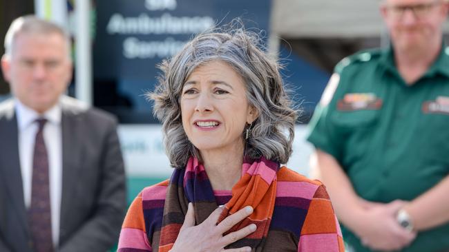 Chief public health officer Professor Nicola Spurrier is worried about how coronavirus is affecting the hopes and dreams of younger South Australians. Picture: Brenton Edwards