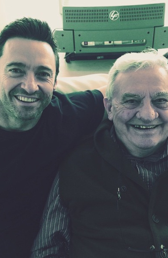 Hugh Jackman has said his father, Chris, is his ‘hero’. Picture: Instagram