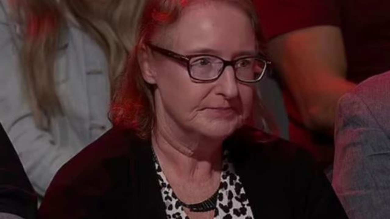 Melbourne retiree Ann-Maree Eastman appeared on Q&A on Monday night, claiming she felt ‘demonised’ for owning properties. Picture: Australian Broadcasting Corporation