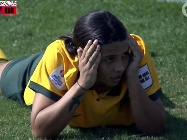 Sam Kerr missed a golden opportunity.