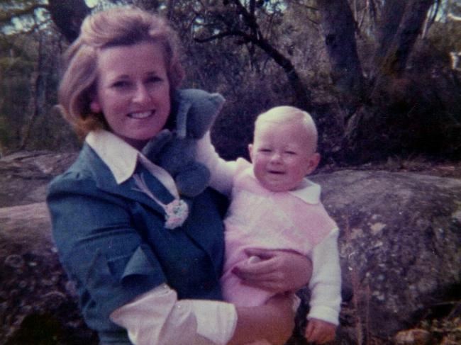 Lyn Dawson in 1978 with her daughter.