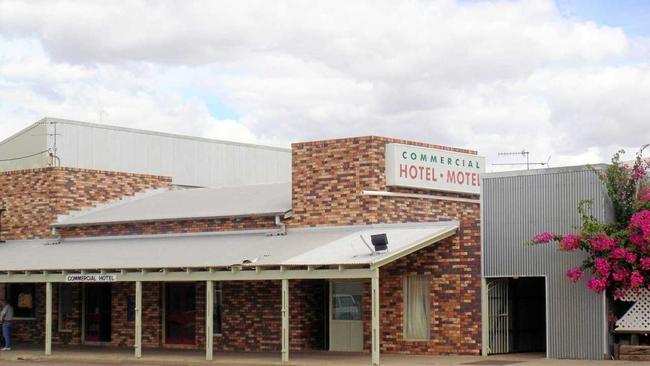 The Longreach Commercial Hotel in 2009. It was burnt down in 1990 and a new building was built. Picture: Contributed