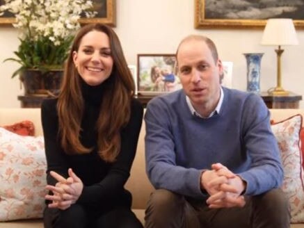 Prince William and Kate Middleton launched their own YouTube channel earlier this month. Picture: YouTube