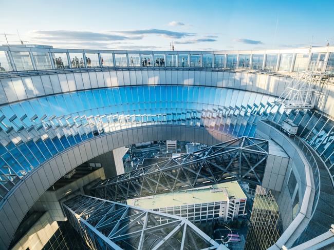 Umeda Sky Building’s rooftop observatory.
