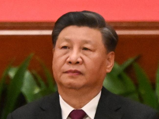 Chinese President Xi Jinping attends a reception at the Great Hall of the People on the eve of China's National Day in Beijing on September 30, 2022. (Photo by Noel CELIS / AFP)