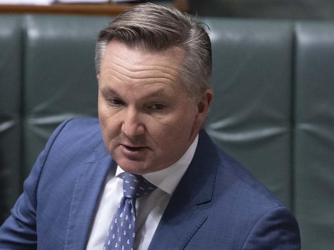 CANBERRA, AUSTRALIA - NewsWire Photos NOVEMBER 09, 2022: Chris Bowen during Question Time in the House of Representatives in Parliament House in Canberra.Picture: NCA NewsWire / Gary Ramage