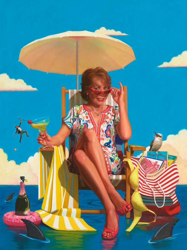 Sally Ryan ‘Lette loose‘ © the artist, image © Art Gallery of New South Wales, Jenni Carter Sitter: Kathy Lette