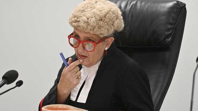Judge Judith Kelly said it was ‘shocking that a group of young people should behave with such callous disregard for another person’s feelings and safety and property’.