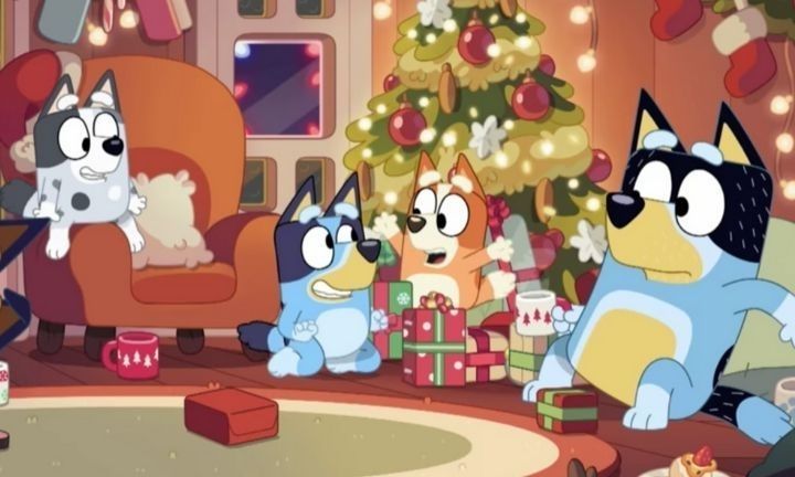 Bluey best sale christmas pjs