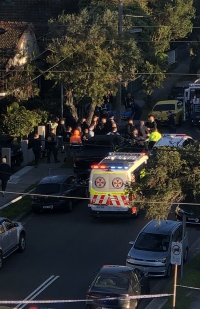 The scene in Knoll Avenue, Turrella. Picture: Twitter