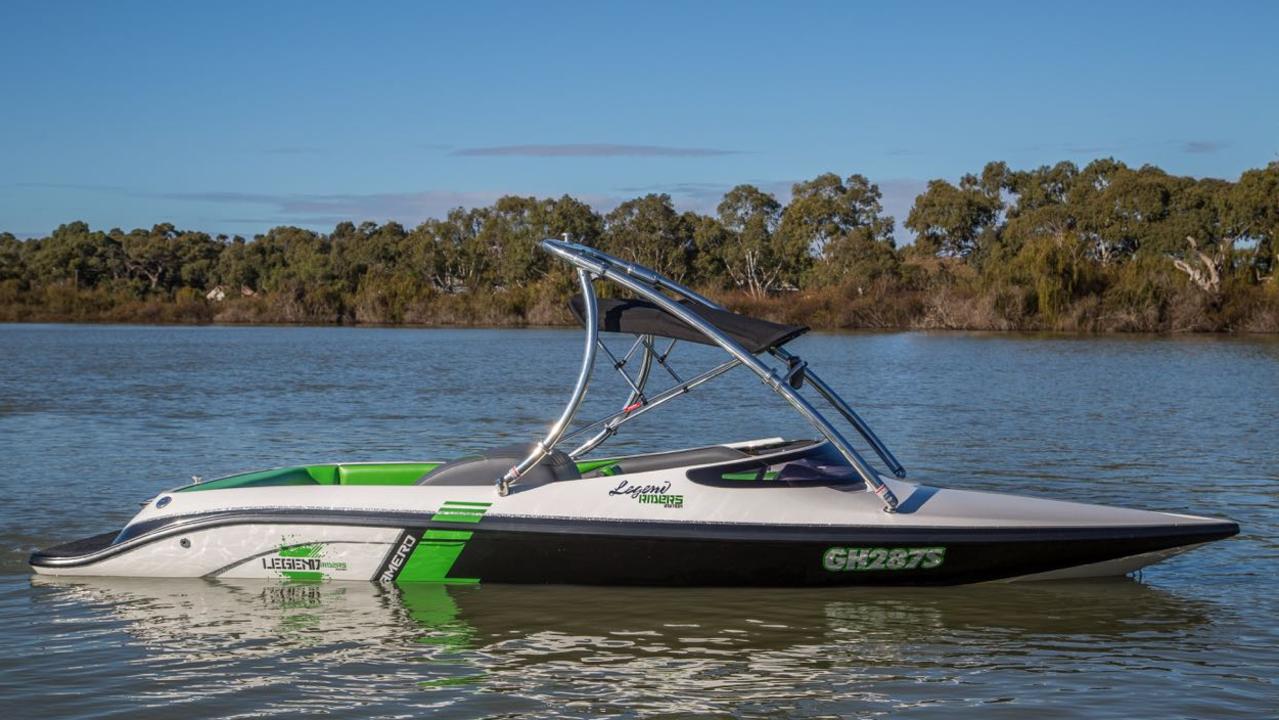 A 6.2 metre Sterling Cameo ski boat (stock image of similar model) has been seized.