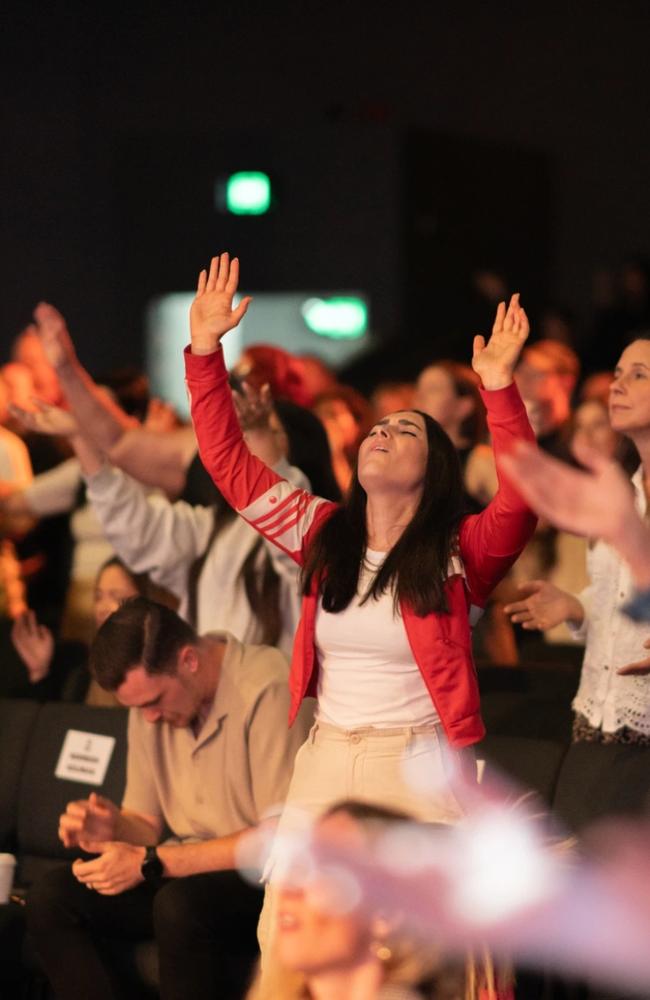 Neuma Church, with 12 branches in Australia, Thailand, and the US, is known for its highly-emphatic, rock-concert-style sermons delivered in packed theatre-designed venues. Picture: Facebook