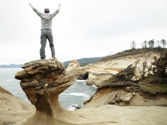 The famous Duckbill rock formation was used for marriage proposals, thousands of social media pictures and was a major attraction at Cape Kiwanda. Picture: Isaac Koval / iStock