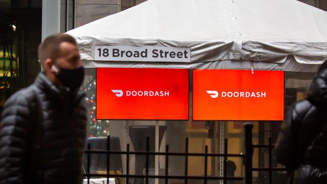 DoorDash is down 40% from its December 2020 listing. Picture: Bloomberg