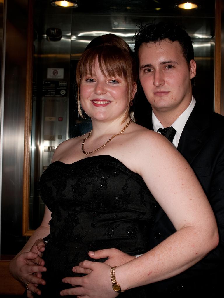 Rachael Timson and James Waye at the 2009 Taminmin College formal at the Crown Hotel. Picture: NT NEWS