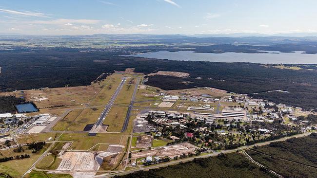 Williamtown RAAF base. Picture: The Daily Telegraph