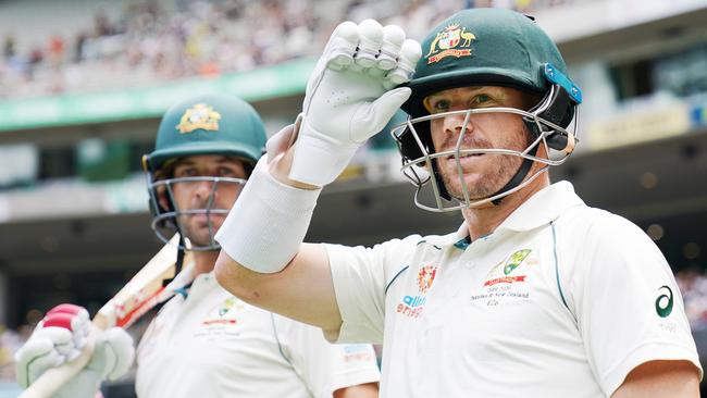 Joe Burns (left) has been dropped from the Test squad after a horror run of form. David Warner (right) returns to the side. Picture: AAP