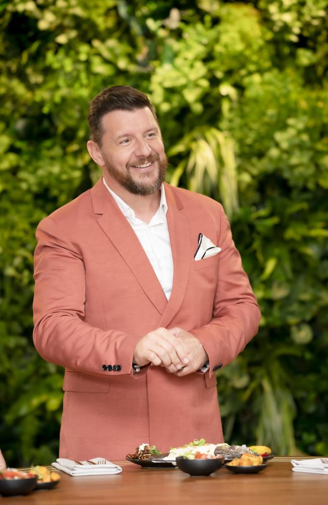 Court jester ... Manu Feildel joked about his new show’s unfortunate abbreviation, P.O.O. Picture: Supplied/Seven