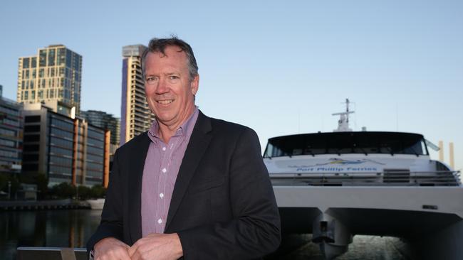 Port Phillip Ferries CEO Murray Rance said a tourist information service would also form part of the revamp. Picture: Peter Ristevski