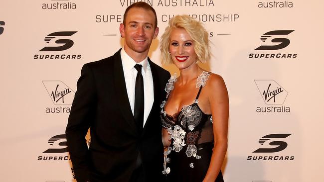 Davison and Riana Crehan at the Supercars Championship Awards Gala Dinner. Picture: Toby Zerna