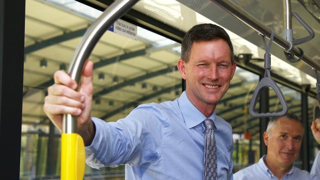 Mark Bailey during a press conference in Brisbane. Picture: NCA NewsWire/Tertius Pickard