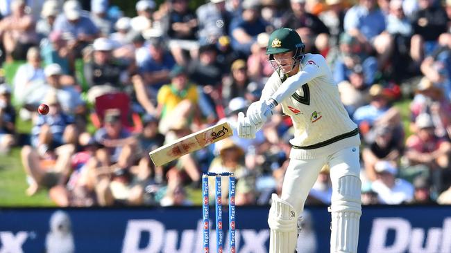 Marnus Labuschagne fell for 90 after a spectacular catch from Phillips.