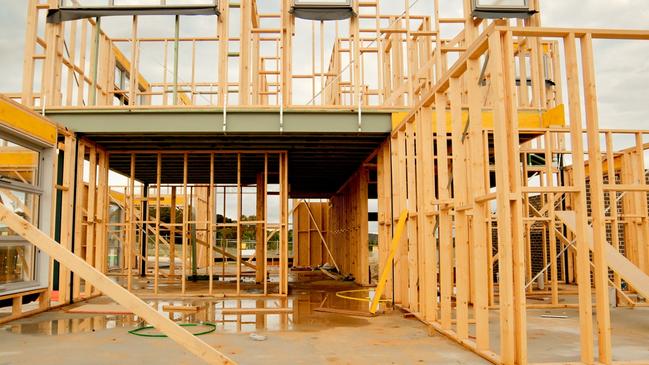 Home under construction  Picture: istock