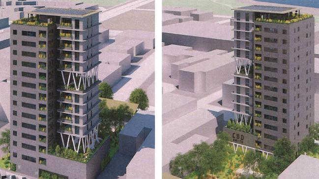 A design of Council of the Ageing NT has also commissioned the design of a 34-unit apartment block if the bid for a 69-unit block is unsuccessful. Picture: Supplied