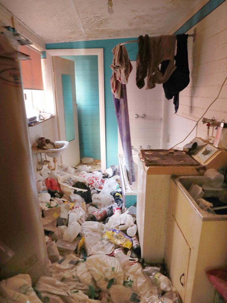 The home was covered in filth. Picture: Nikki Davis-Jones