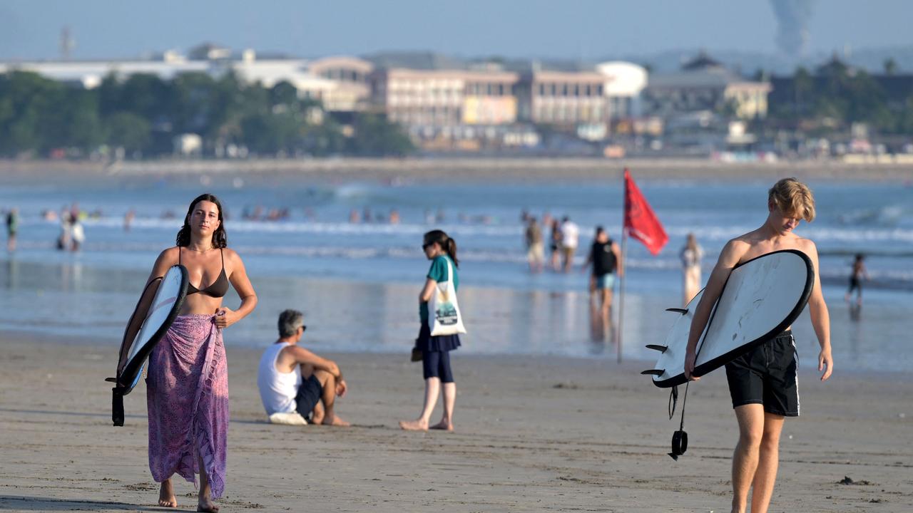 Australians dominated arrival numbers to Bali this year with 877,329 visitors. Picture: AFP