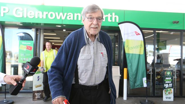 Pell left Melbourne for Sydney soon after he was released from prison. Picture: David Geraghty