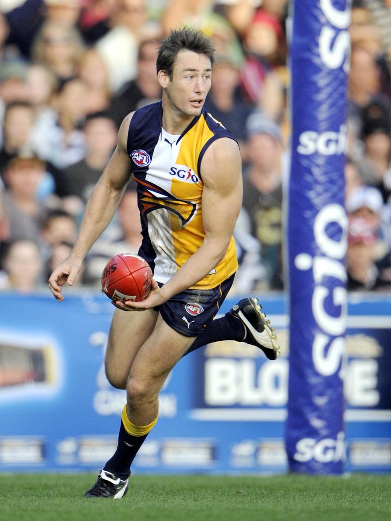 Former Eagle Adam Hunter died in February. Picture: Jackson Flindell.