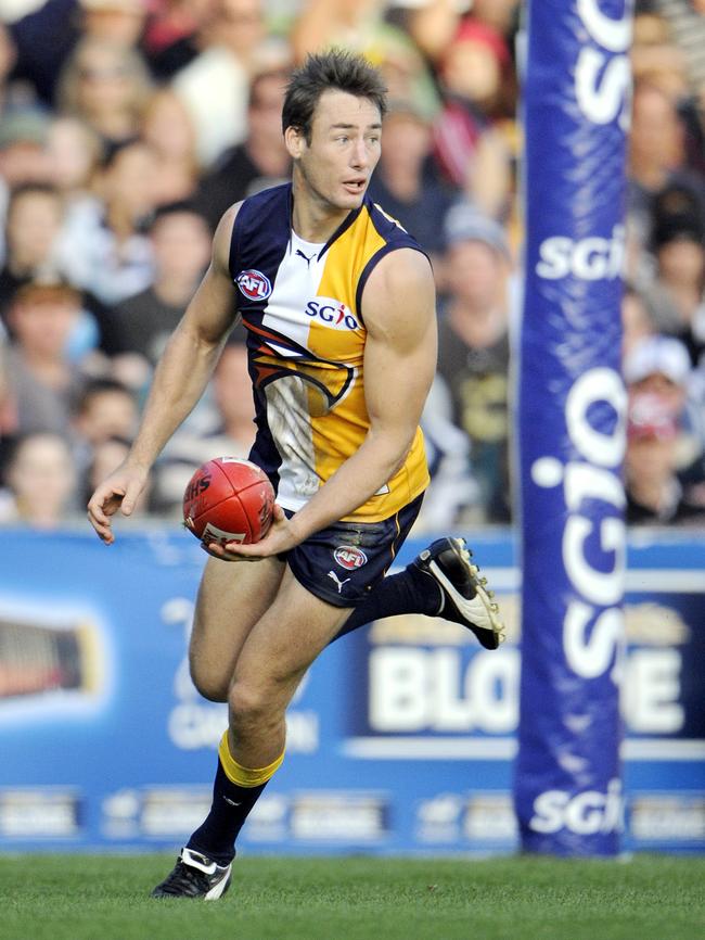 Former Eagle Adam Hunter died in February. Picture: Jackson Flindell.