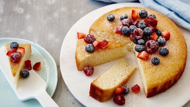 You'll have delicious slices of this cake for days.