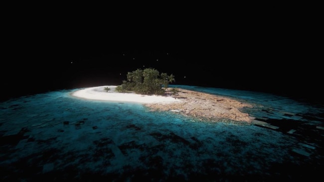 A still from The Monkeys' metaverse created for the Tuvalu: First Digital Nation campaign