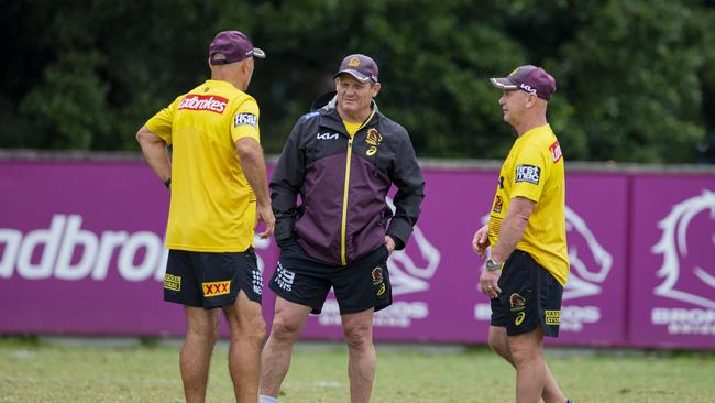 Kevin Walters at a Broncos training session.