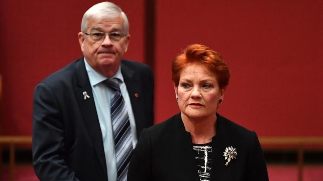 Brian Burston admits to smearing blood on Pauline Hanson's door