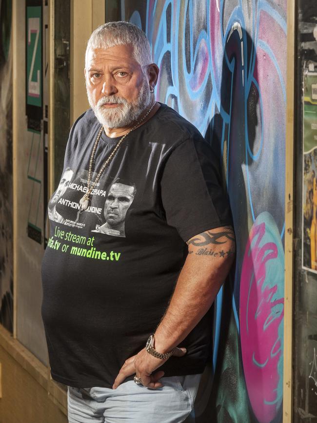 Melbourne underworld boss Mick Gatto. Picture: Rob Leeson.