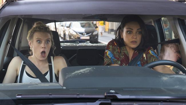 Kate McKinnon and Mila Kunis in The Spy Who Dumped Me. Picture: (Hopper Stone/Lionsgate