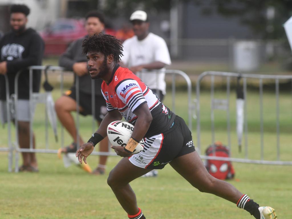 Kirwan State High School hosts St Patrick's College, Mackay, in round 1 of the 2025 Aaron Payne Cup. Picture: Evan Morgan
