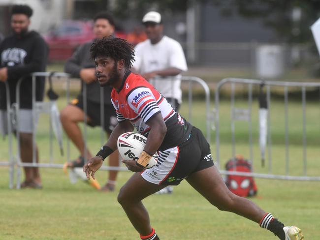 Kirwan State High School hosts St Patrick's College, Mackay, in round 1 of the 2025 Aaron Payne Cup. Picture: Evan Morgan