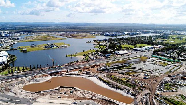 DRONE: Bokarina Beach development along Nicklin Way, Sunshine Coast. Picture: Patrick Woods