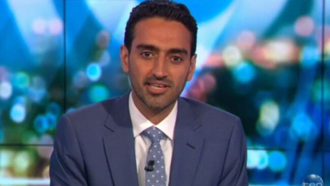 Put Waleed Aly in front of a senate committee and it’s members “will have absolutely no idea what he is talking about” Picture: Channel 10