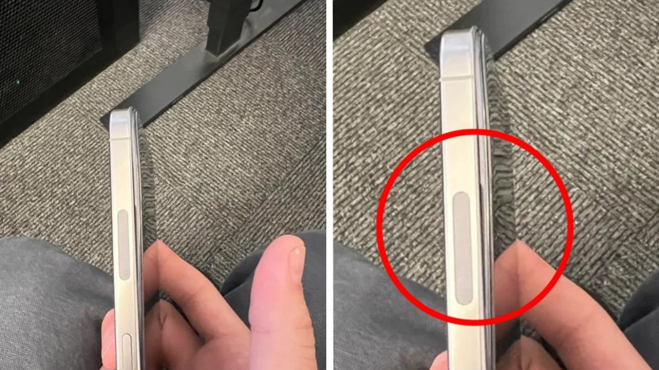 iPhone 15 Pro swelling. Pictures: Reddit