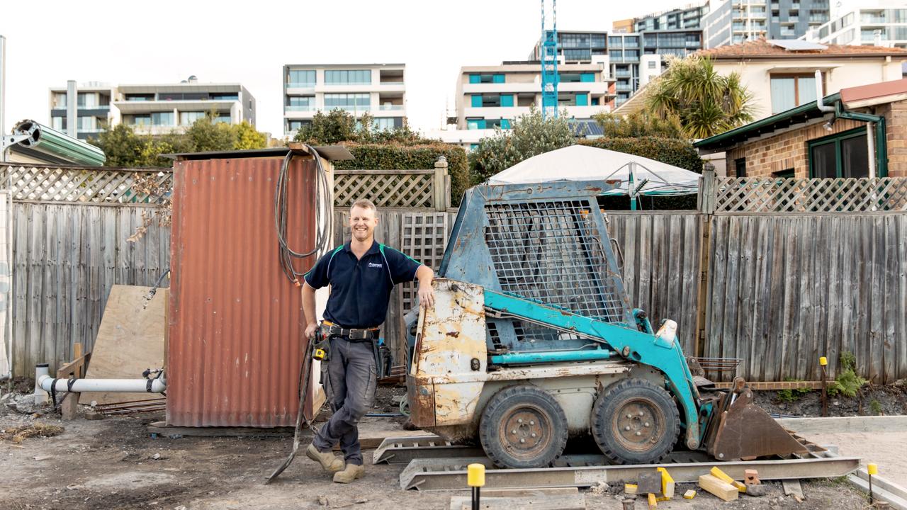 Barnett Building business owners Ben and Jodie Barnett used GoDaddy domain and website builder to create a simplistic business website. Picture: Supplied