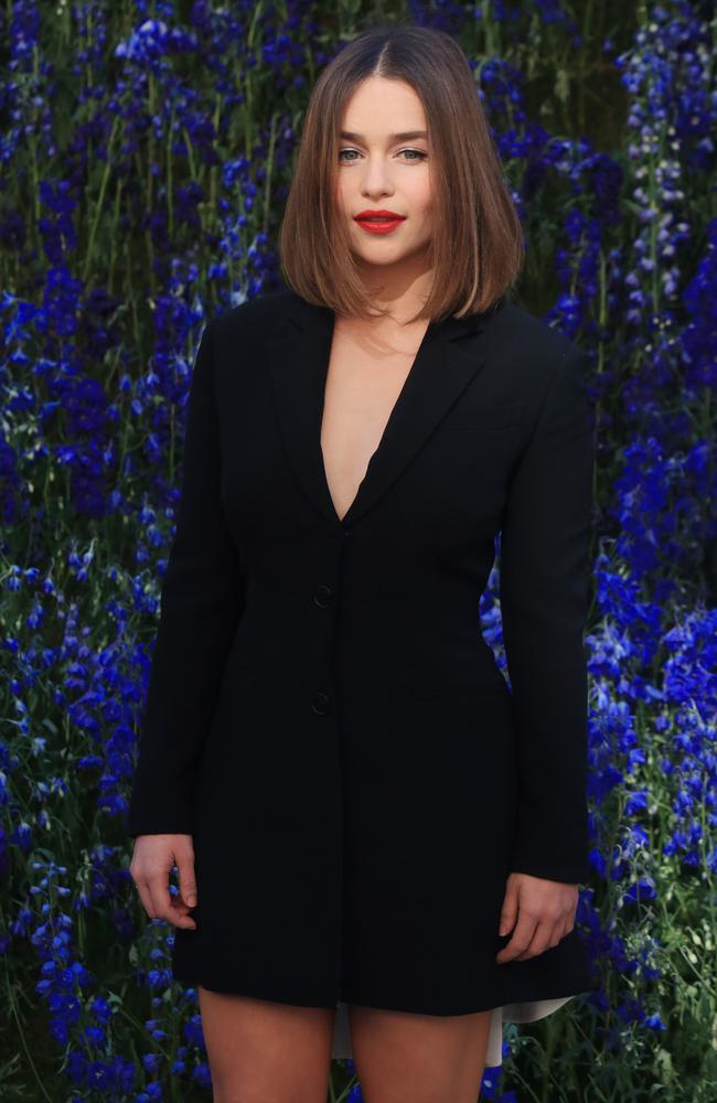 Sultry ... Emilia Clarke can do fierce, but also friendly. Picture: AP Photo/Thibault Camus