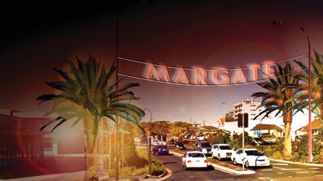 A concept design of what the entrance to the Margate Shopping District could look like.